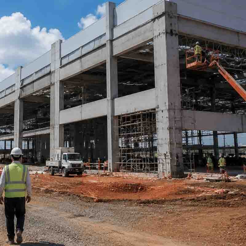 Gestão de obras industriais e Construção Civil industrial
